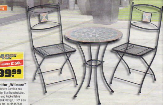 Obi: Gartenmbel heben ab